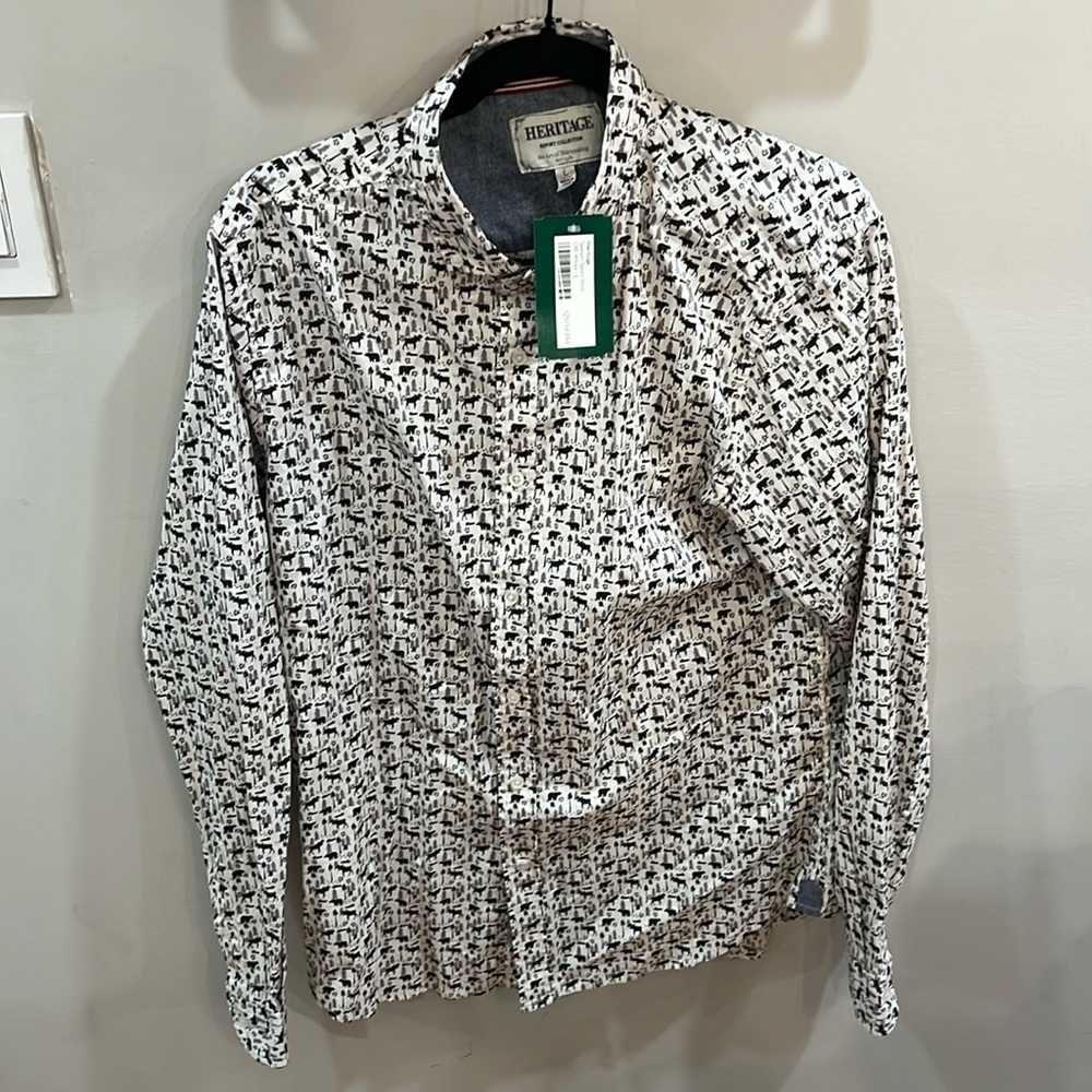 Heritage Large Sawyer Sport Shirt Off-White